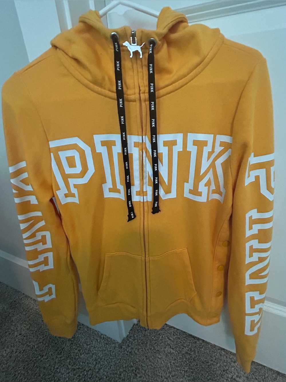 Victoria’s Secret PINK full zip up hoodie. Size: S